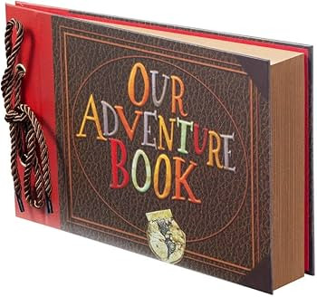 Scrapbook Photo Album,Our Adventure Book, Embossed Words Hard Cover Movie Up Travel Scrapbook for... | Amazon (US)