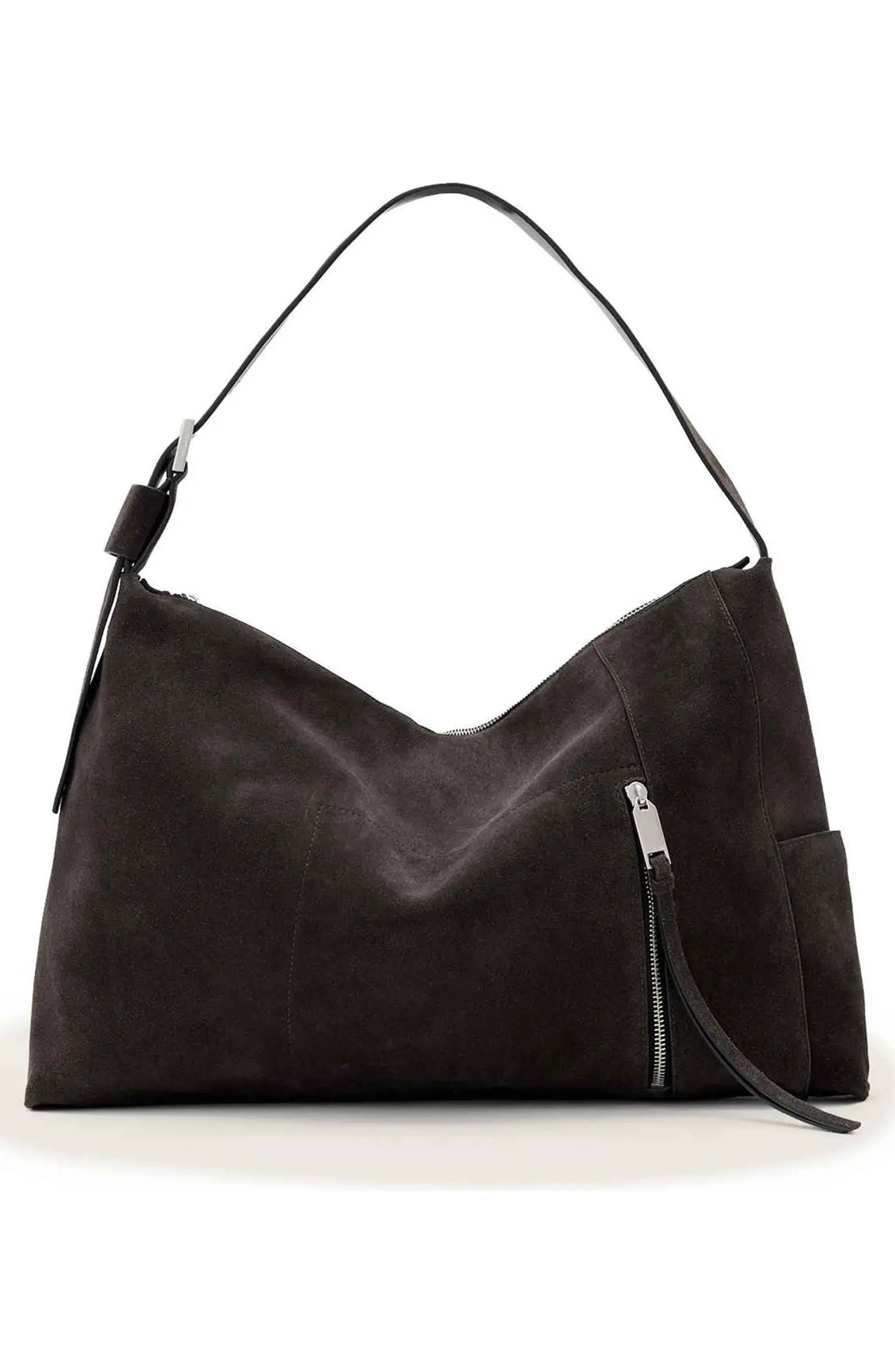 Medium Alba Suede Shoulder Bag | Nordstrom