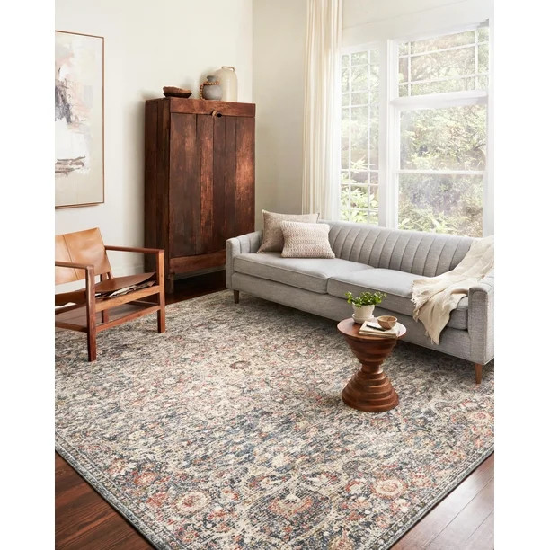 Loloi II Saban SAB-02 Oriental Blue / Spice Area Rug 11'-6" x 15' - Walmart.com | Walmart (US)