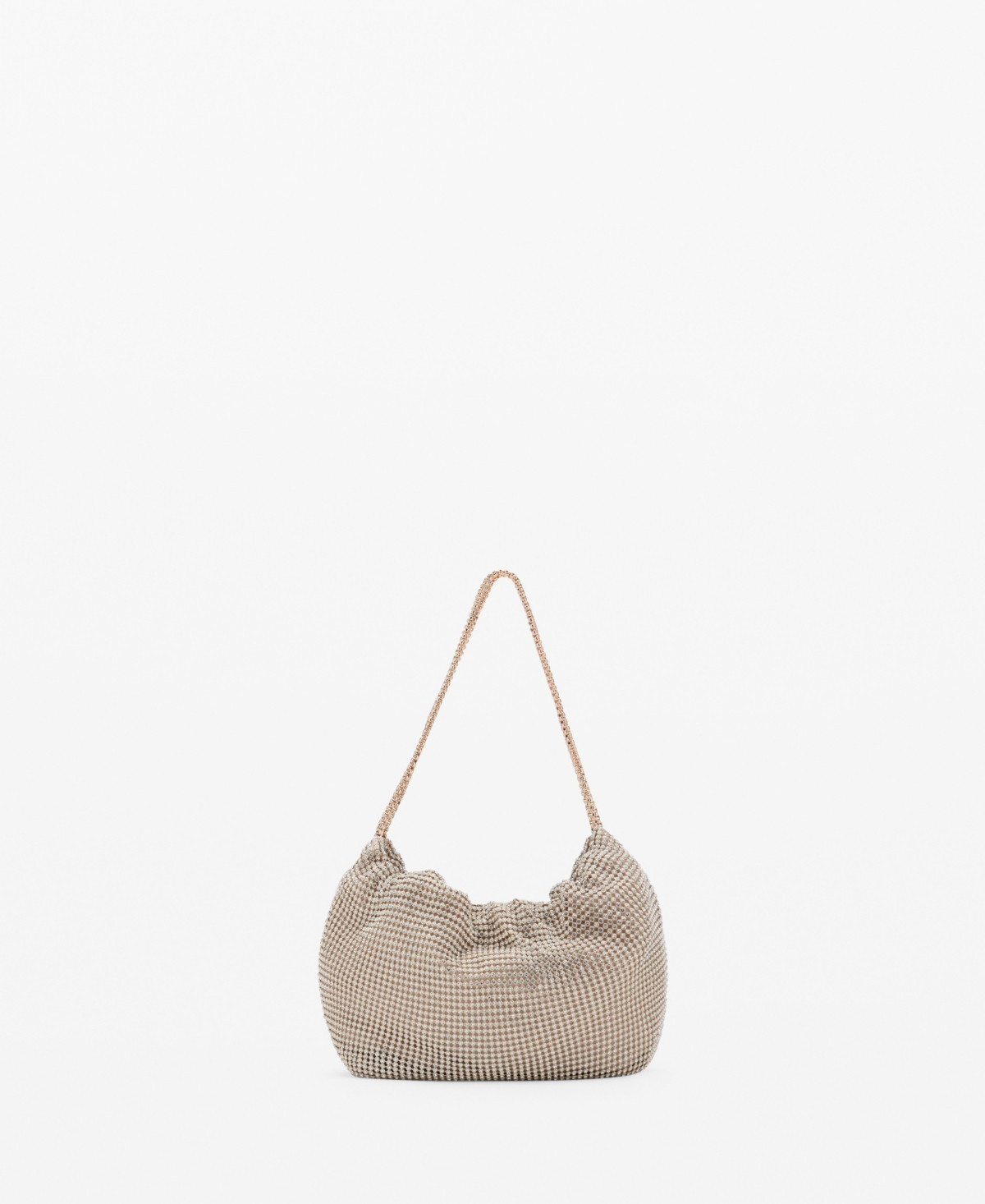 Mango Women's Rhinestone Shoulder Bag - Gold | Macy's