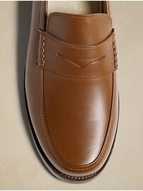Leather Penny Loafer | Banana Republic Factory