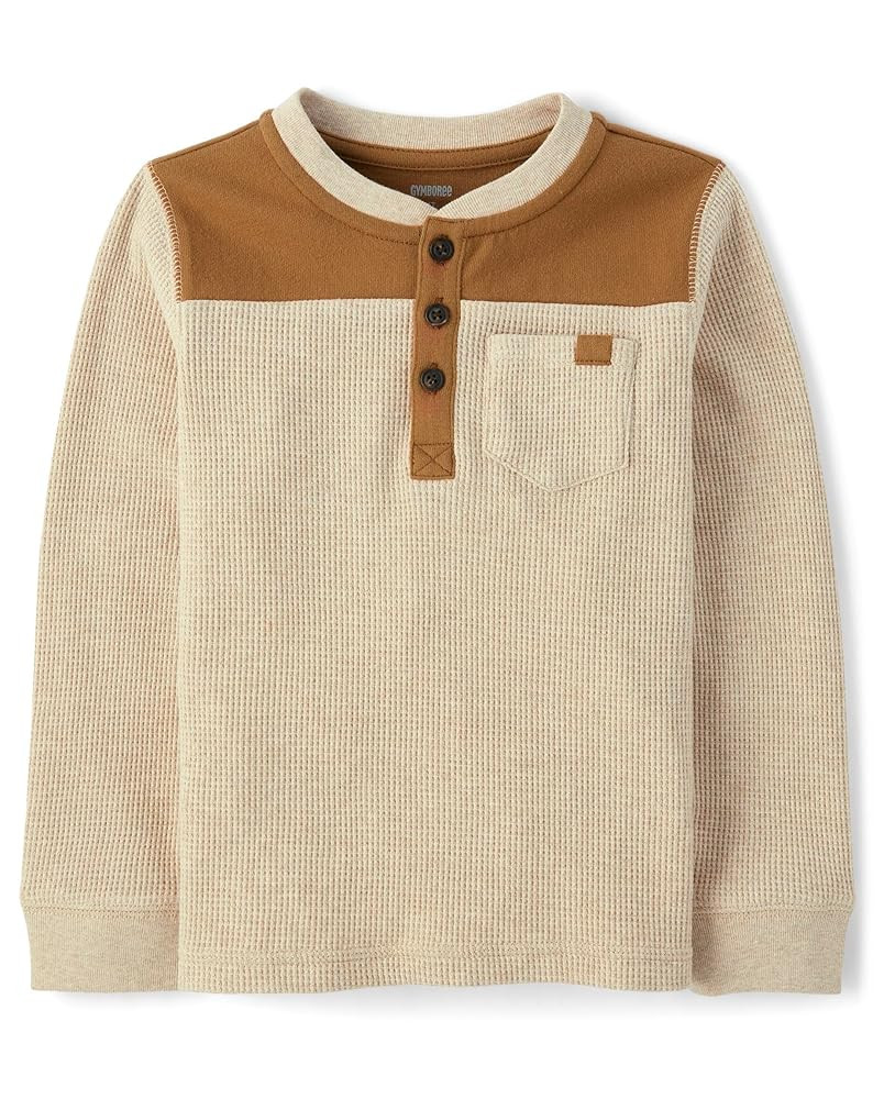 Gymboree Boys' and Toddler Long Sleeve Henley Shirt | Amazon (US)
