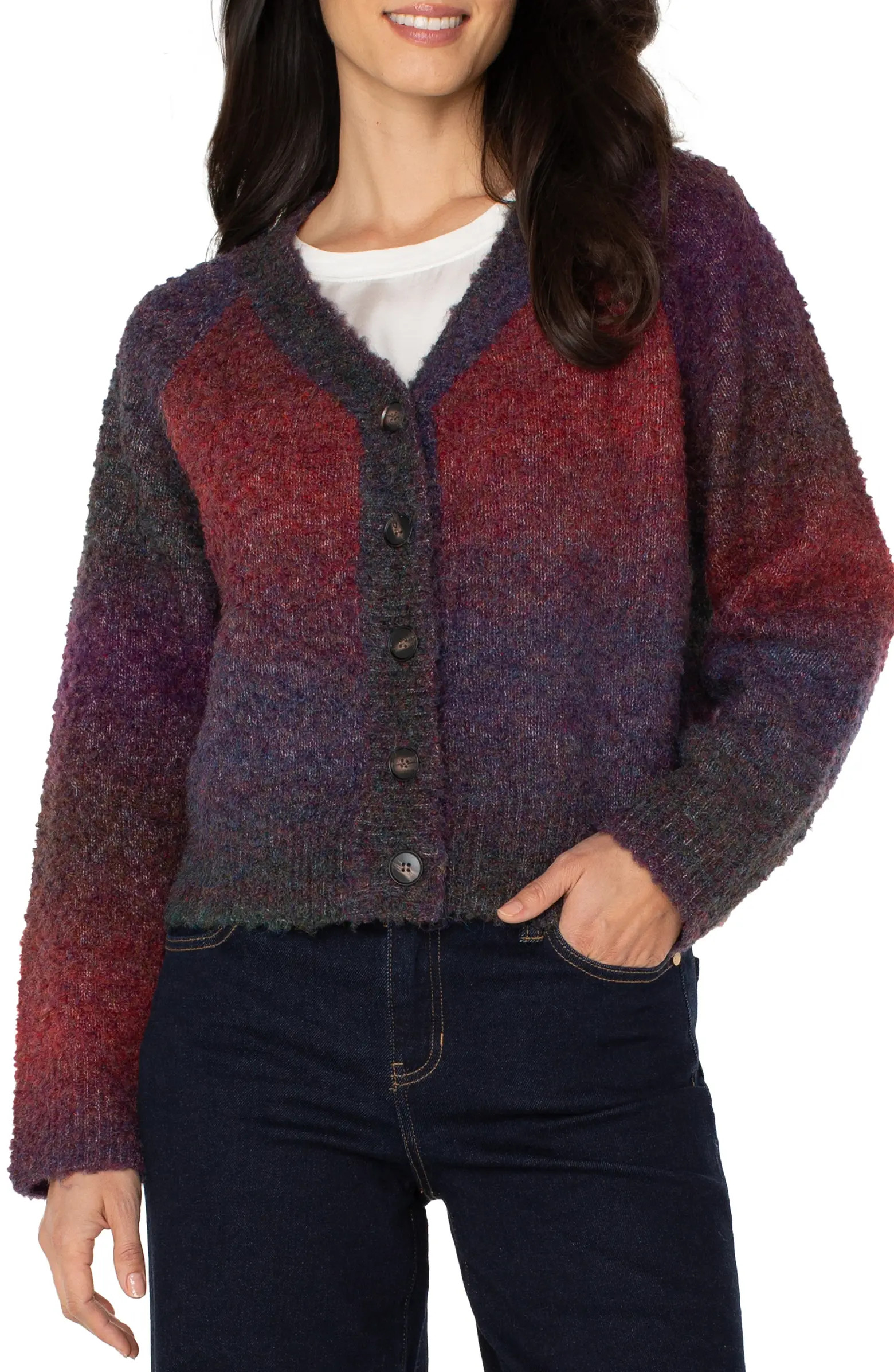 Liverpool Los Angeles Raglan Sleeve Cardigan | Nordstrom | Nordstrom
