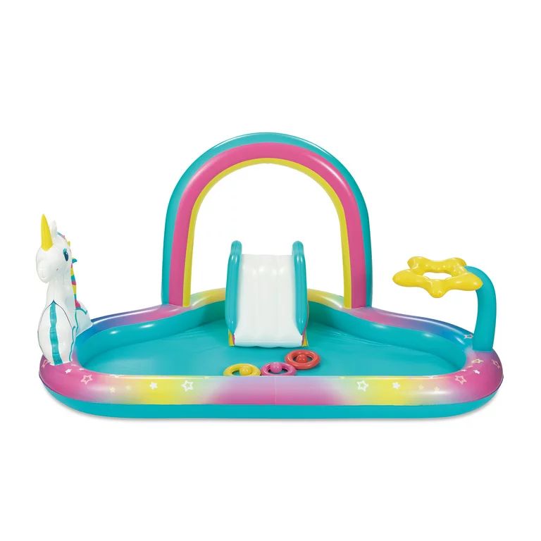 Play Day Round Inflatable Rainbow Play Center, Ages 2 & Up, Unisex | Walmart (US)