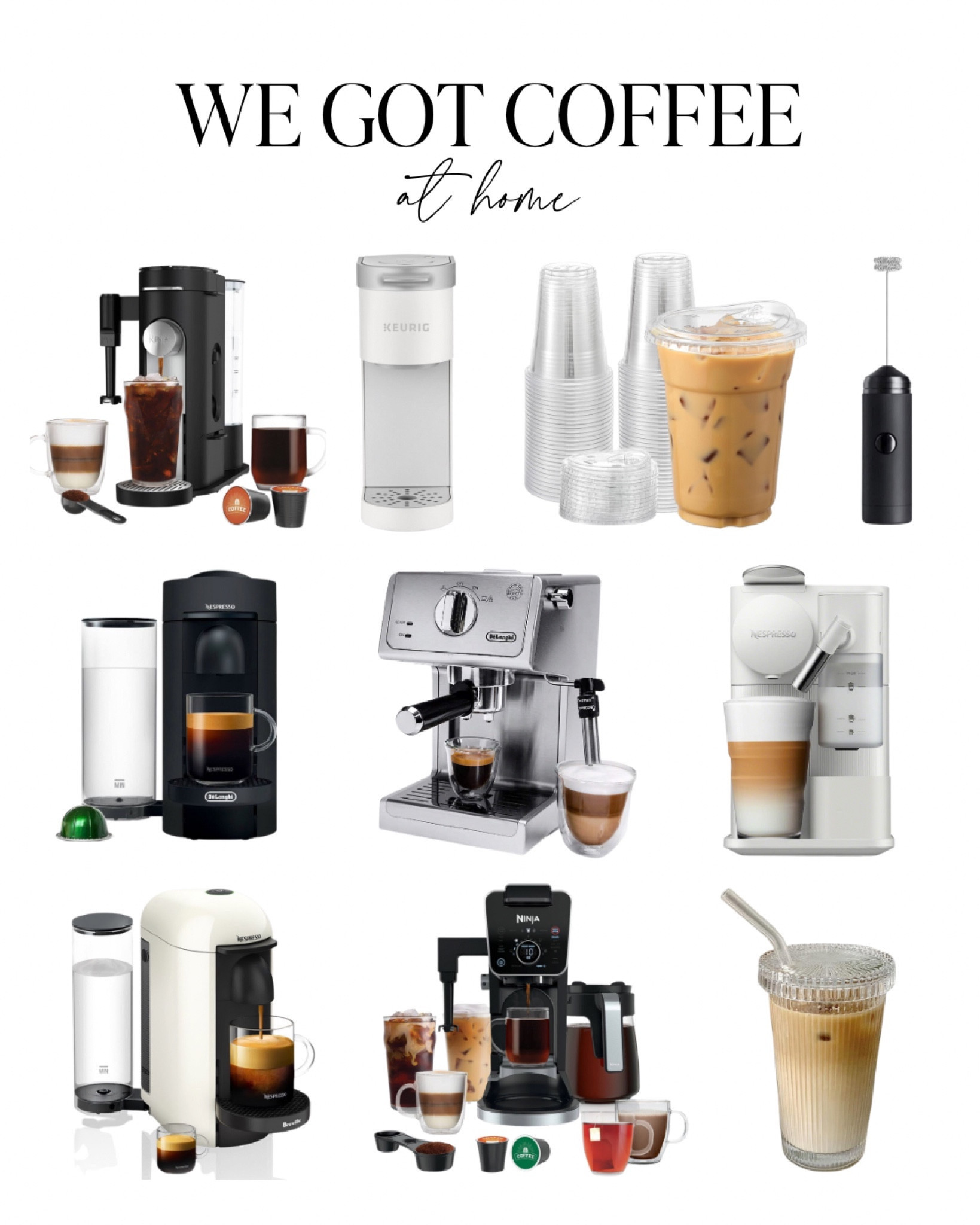 Coffee at home must haves! Keurig, Nespresso, Ninja, & more

#LTKHoliday #LTKCyberWeek #LTKGiftGuide