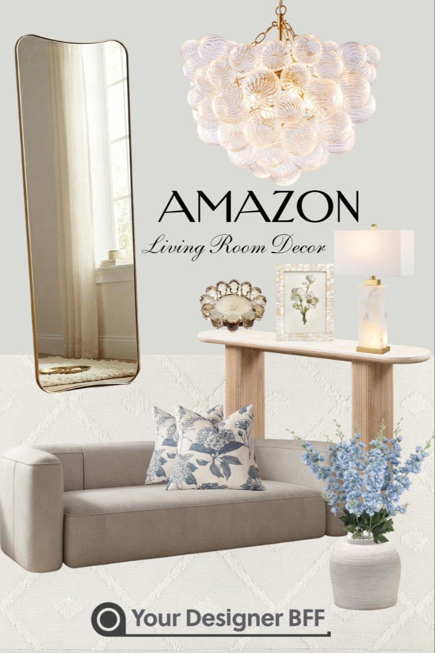 Upgrade your living room with this chic decor from Amazon. Cozy up with a velvet sofa and add a touch of elegance with a stunning chandelier.

#LTKHome