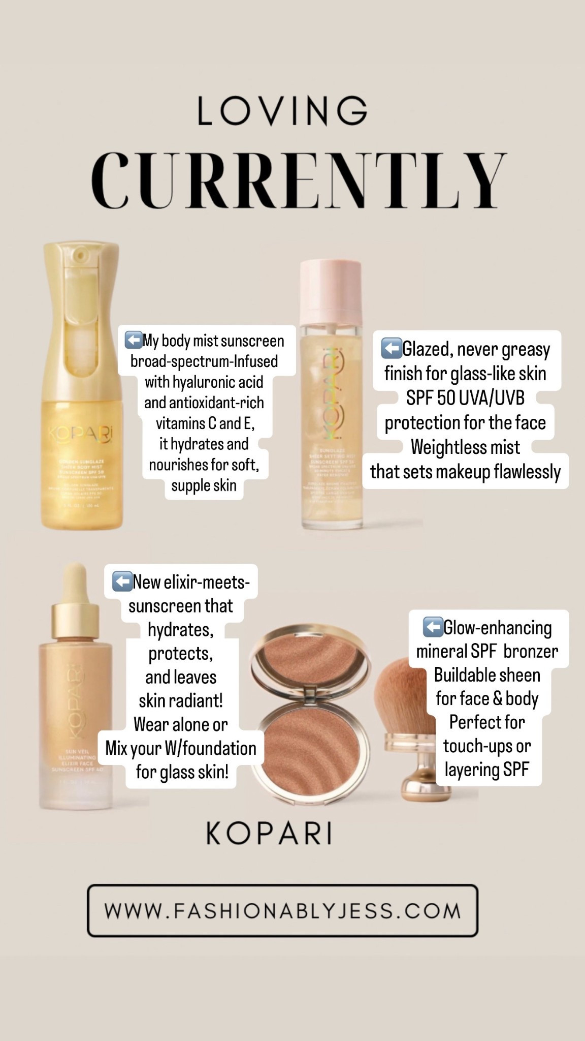 My sunscreen must have for the beach. These are my essentials for my beach bag.!!! Have your body glowing in your face with glass skin while protecting it!!
Spring break must have!


#LTKdayinmylife #LTKSwim #LTKOver40