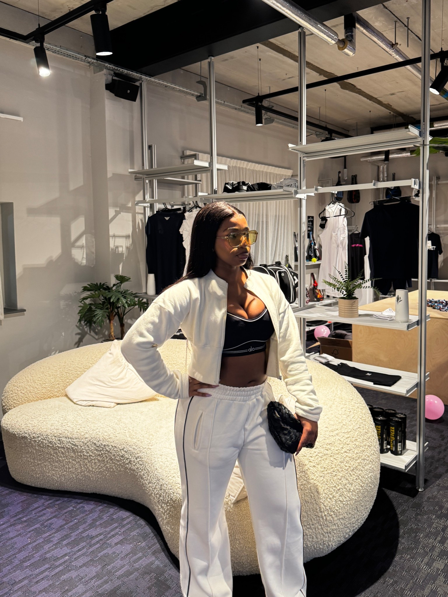 Cream bomber jacket and joggers with a sports bra

#LTKuk #LTKspring #LTKsale