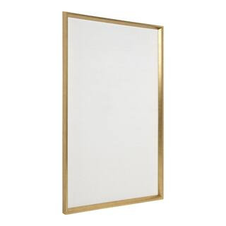 Kate and Laurel Calter Gold Fabric Pinboard Memo Board 214709 | The Home Depot