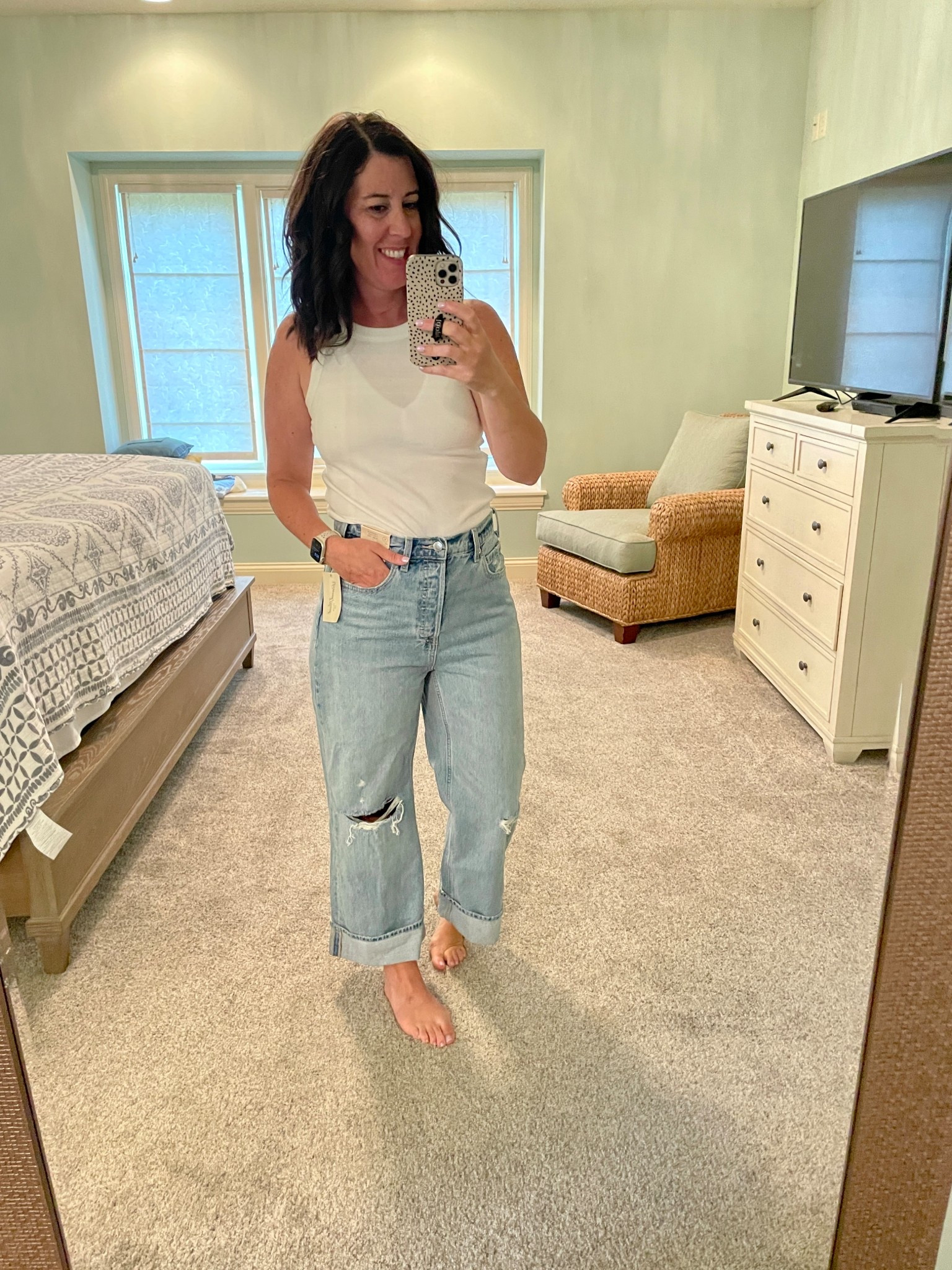 Trying to decide keep or return?

Pants: tts size 8
Tank: mediumm

#LTKSummerEdit #LTKWorkwear #LTKFindsUnder50