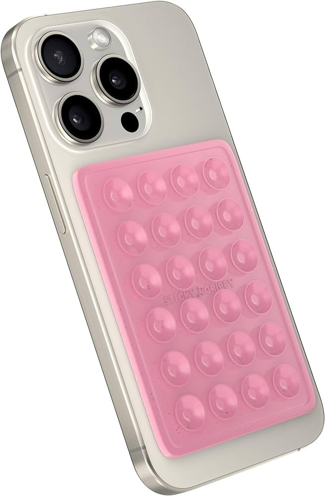 StickyGrippy Suction Phone Case Mount, Silicon Adhesive Phone Accessory for iPhone and Android, H... | Amazon (US)