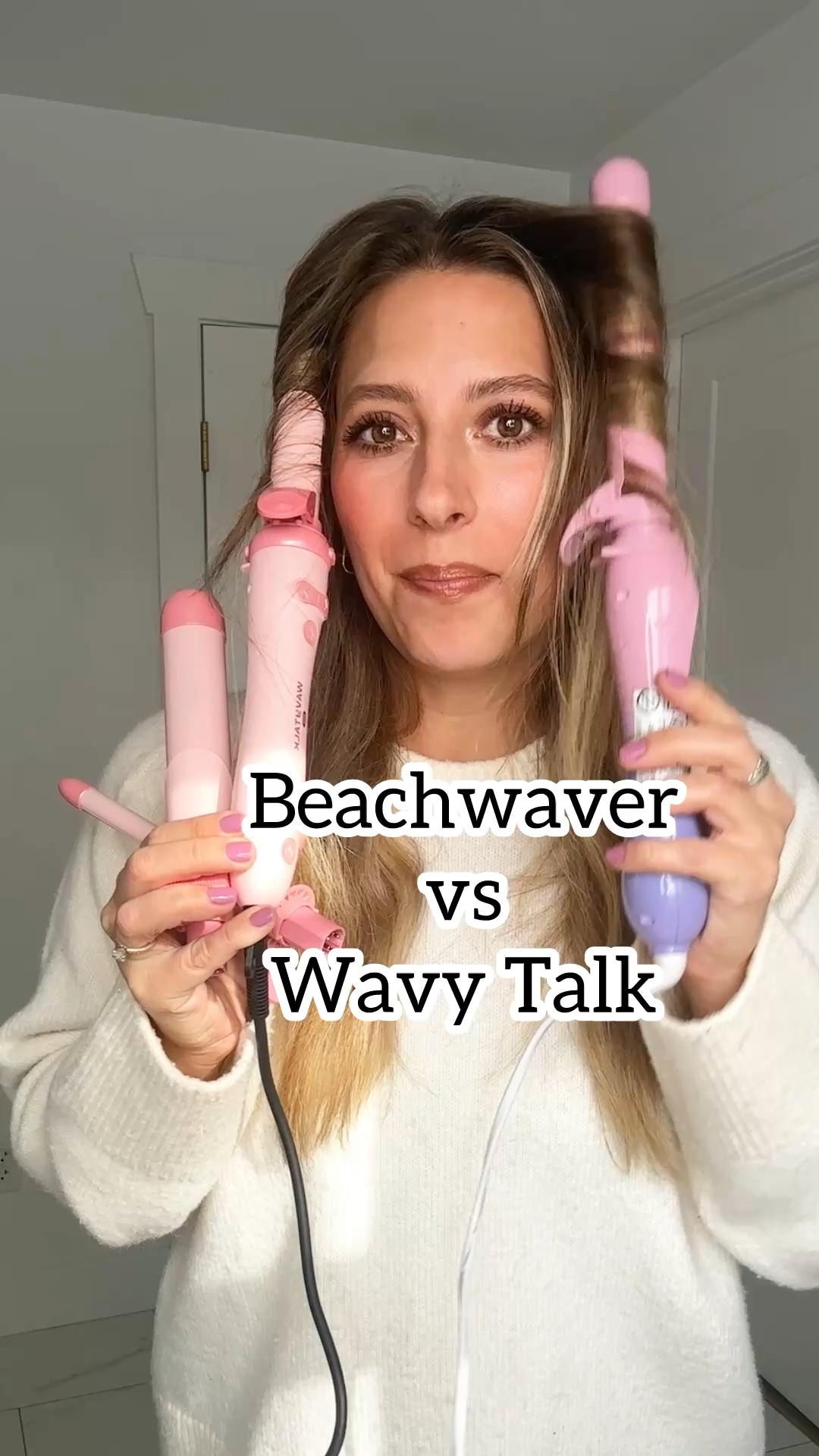 Beachwaver vs wavy talk rotating curling iron! #beachwaver #wavytalk 

#LTKGiftGuide #LTKBeauty #LTKStyleTip