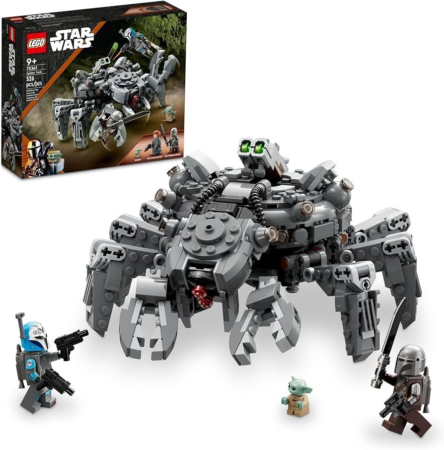 LEGO Star Wars Spider Tank 75361, Building Toy Mech from The Mandalorian Season 3, Includes The M... | Amazon (US)