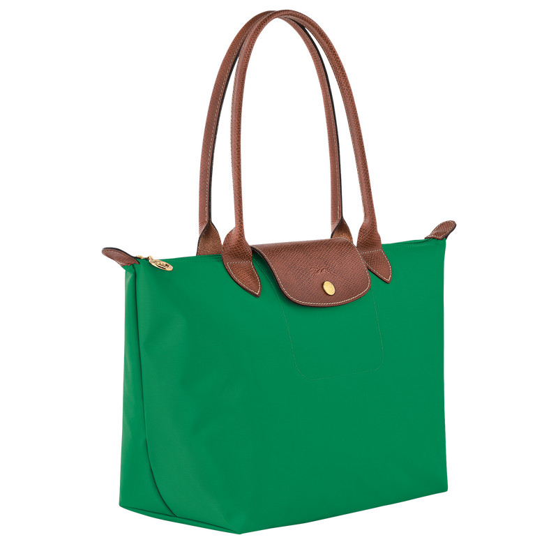 Borsa da spalla M Le Pliage Original Tela riciclata - Verde | Longchamp IT | Longchamp