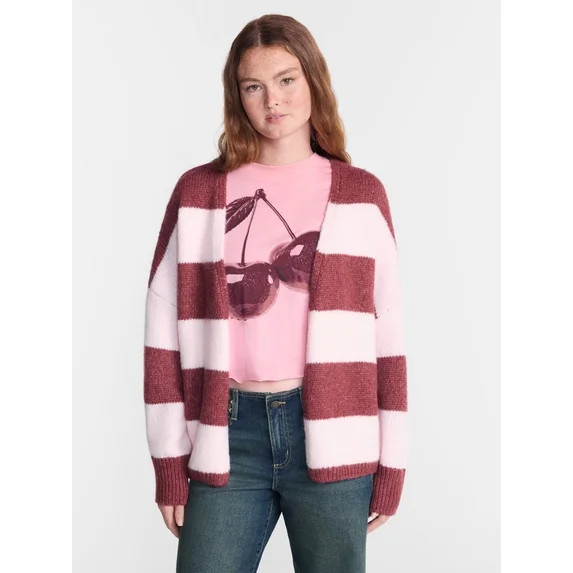 No Boundaries Women's Open Front Cardigan, Women's XXS-4X | Walmart (US)