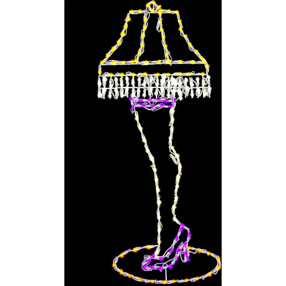FHF 52"H LED Leg Lamp, 168 Bulbs | Shop Simon
