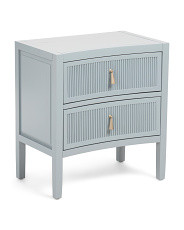 22x24 Curved 2 Drawer Nightstand | Bedroom | Marshalls | Marshalls