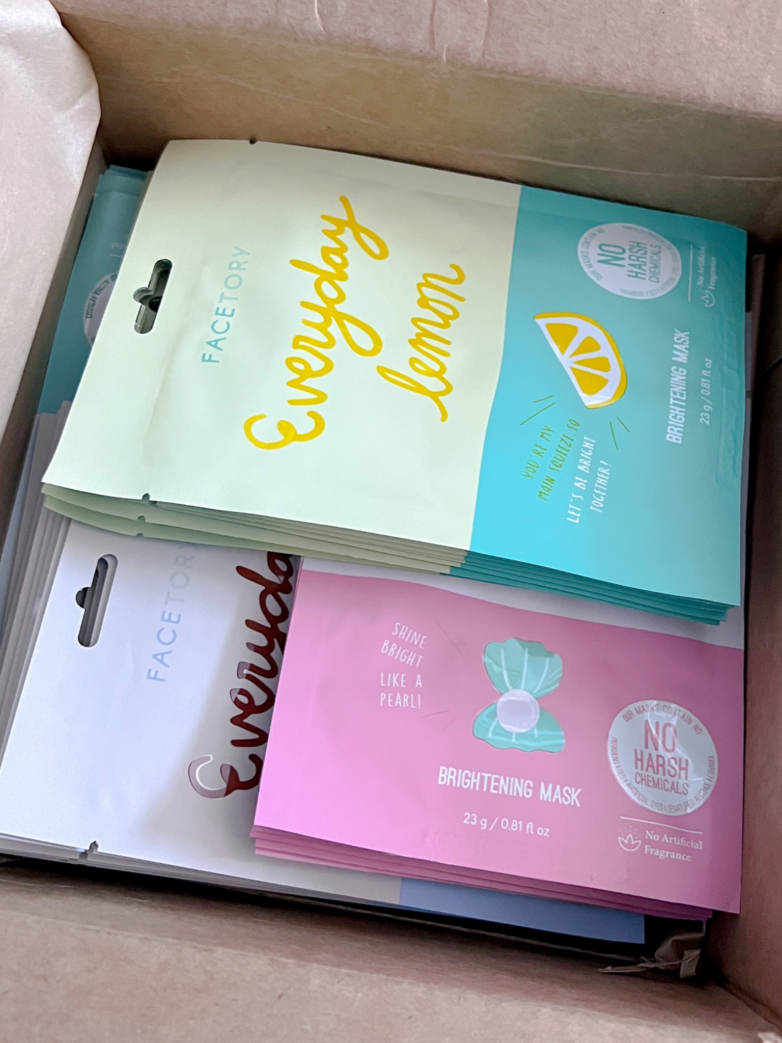 Amazing sheet masks from Facetory🥰 TRISHTRINH for 15% off