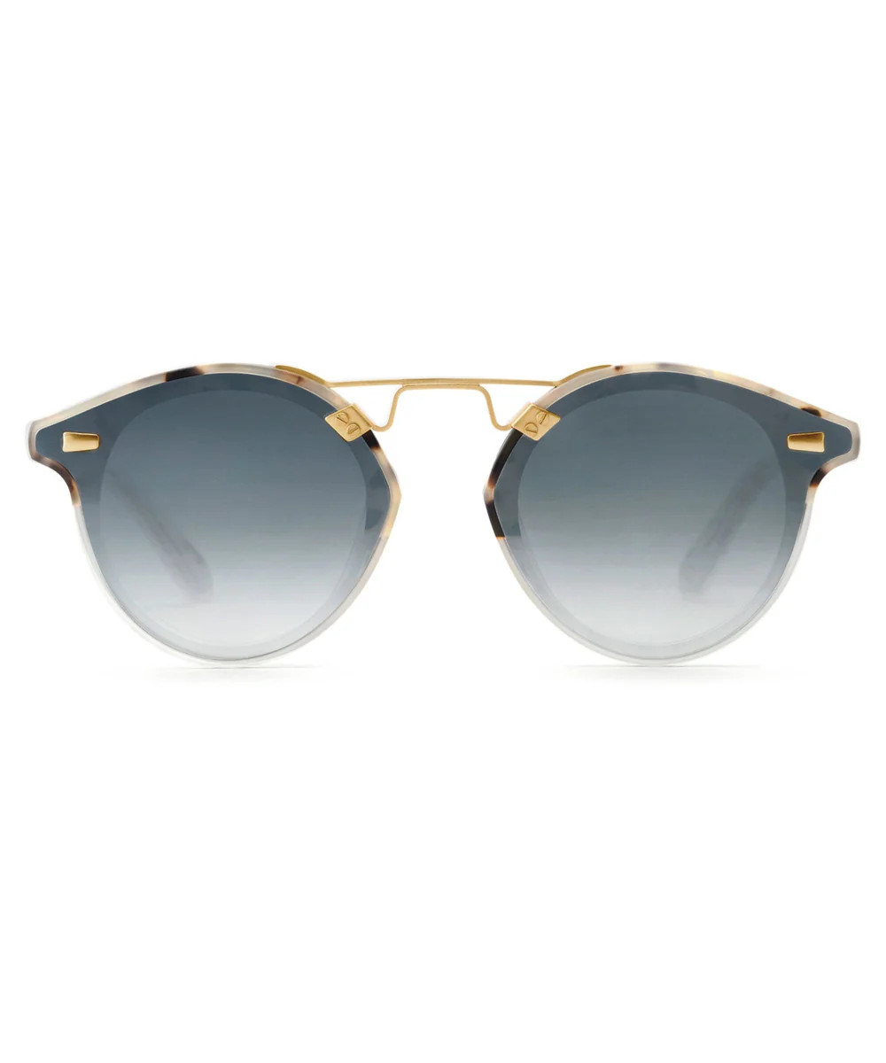 Matte Oyster to Crystal 24K Mirror Polarized | KREWE Eyewear
