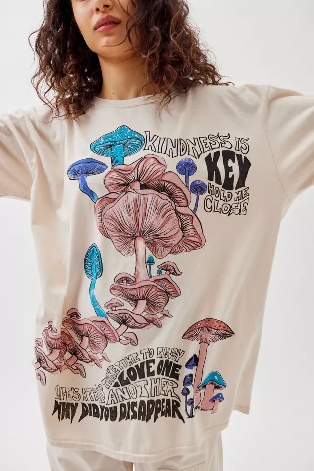 Project Social T Mushroom T-Shirt | Urban Outfitters (US and RoW)