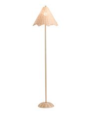 Scalloped Rattan Floor Lamp | Home | T.J.Maxx | TJ Maxx