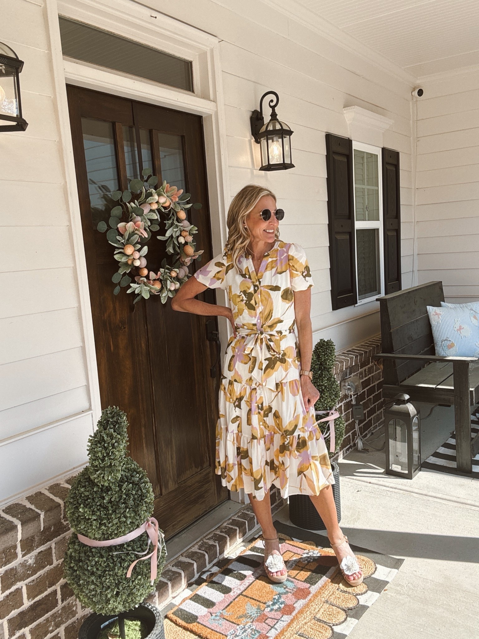 Honestly,  I cannot get over the details. These Nanette Lepore styles retail for over $150, but Walmart has them for less and they look so elevated. Perfect for Easter, Mother’s Day, graduation parties, and every spring event on your calendar. Wearing an extra small in all and each one comes in multiple color options. These have been some of my best sellers, so grab yours before they sell out. Wearing a size extra small and all.  I am 5 foot five for reference. 