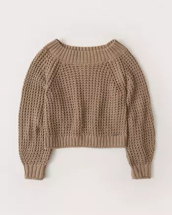 Chenille Slouchy Sweater | Abercrombie & Fitch US & UK
