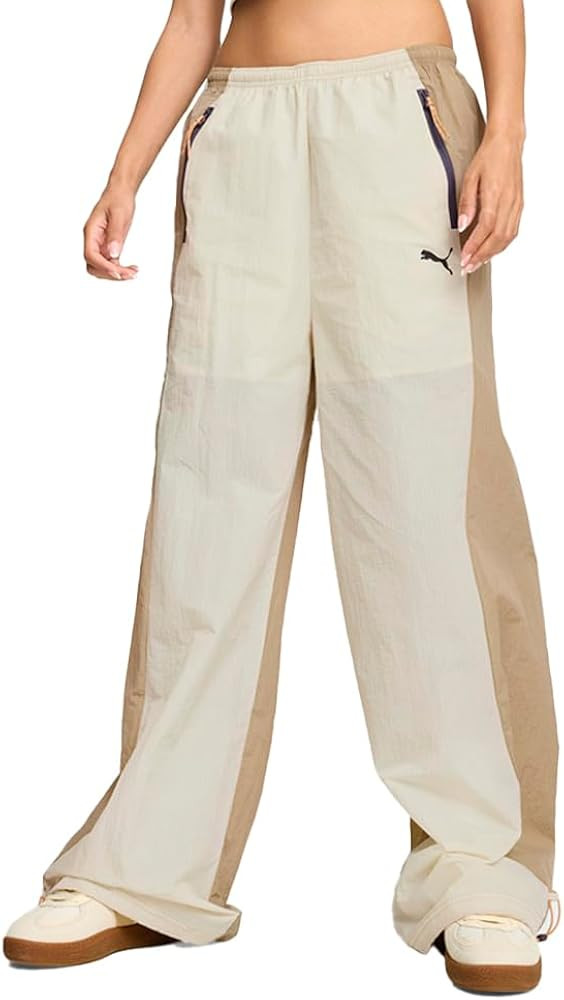 PUMA Womens Dare to Parachute Pants Casual Comfort Technology - White - Size XXS | Amazon (US)