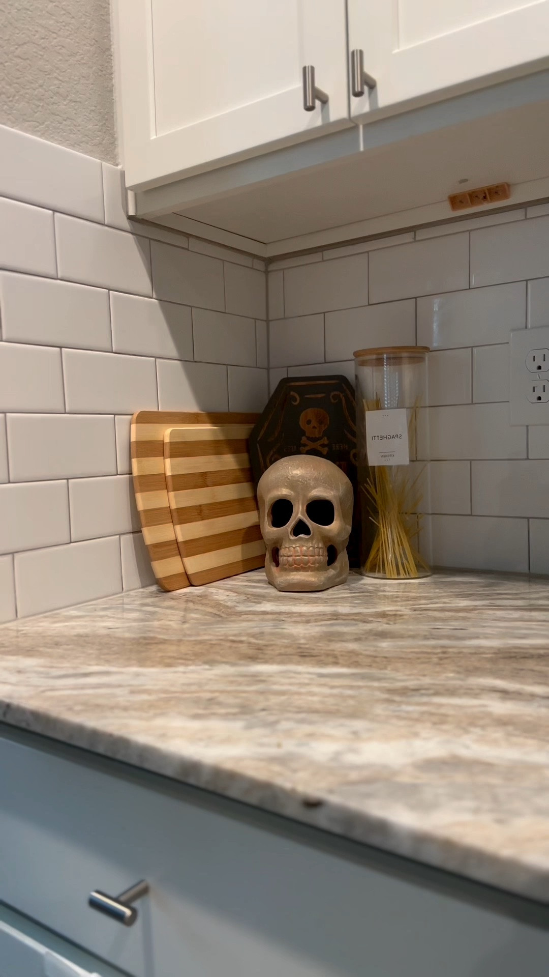 It’s officially fall in the kitchen 🍂✨ Adding a touch of spooky season to the heart of the home today. Swipe to see how I styled this corner, and check the details below to recreate the look!

Drop a 🎃 if you've started decorating for fall yet!

#FallHomeDecor #HalloweenKitchen #CozyHome #KitchenInspo #FallVibes #HomeStyling

#LTKHome #LTKSeasonal