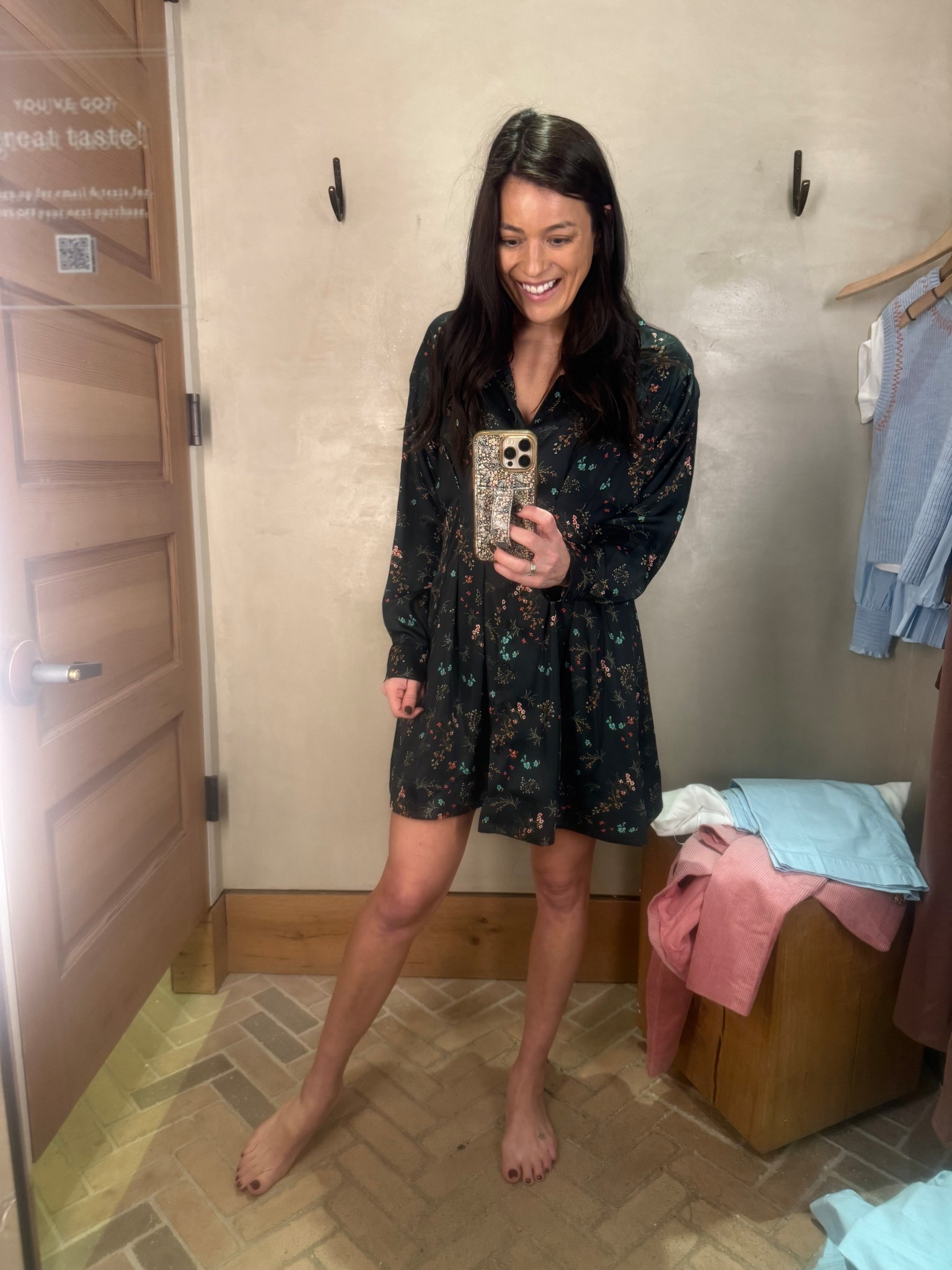 In love with this dress!! Would be perfect for a nice dinner, wedding guest dress or for an event. Runs TTS. 

#LTKWedding