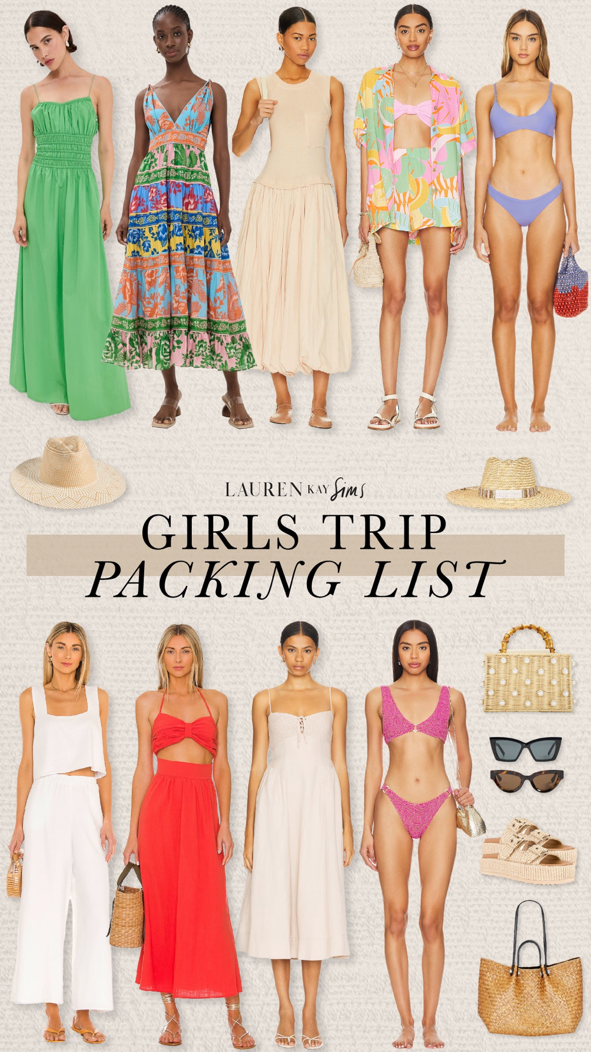 girls trip packing list 💚

#LTKStyleTip #LTKTravel #LTKSwim