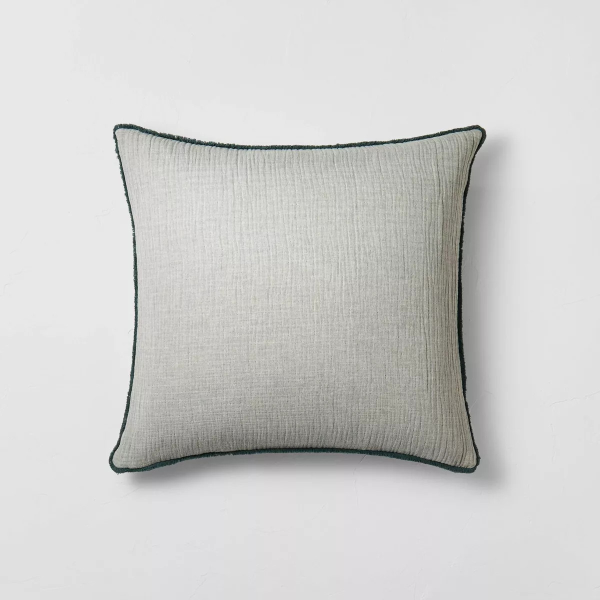 Euro 26''x26'' Textured Chambray Cotton Decorative Throw Pillow - Casaluna™ | Target