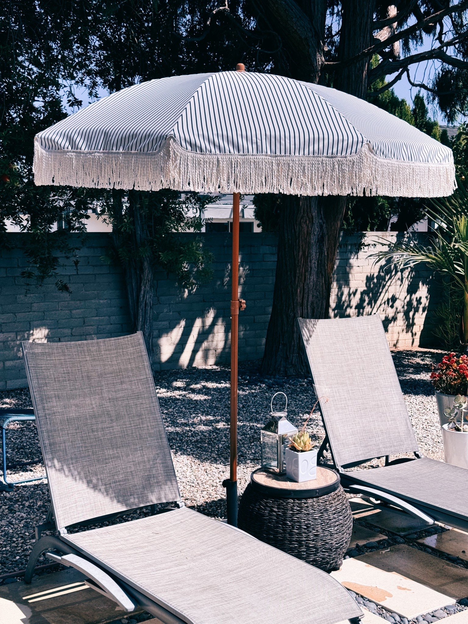 The cutest outdoor umbrella | backyard umbrella | patio umbrella | backyard furniture | patio furniture |

#LTKHome