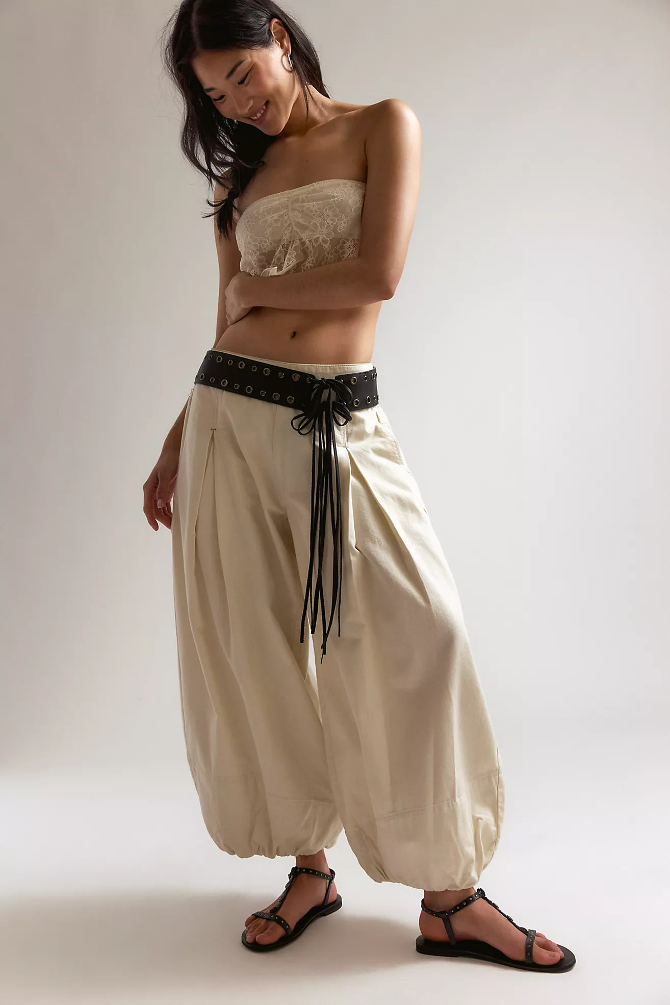 We The Free Moonflower Pull-On Balloon Jeans | Free People (UK)
