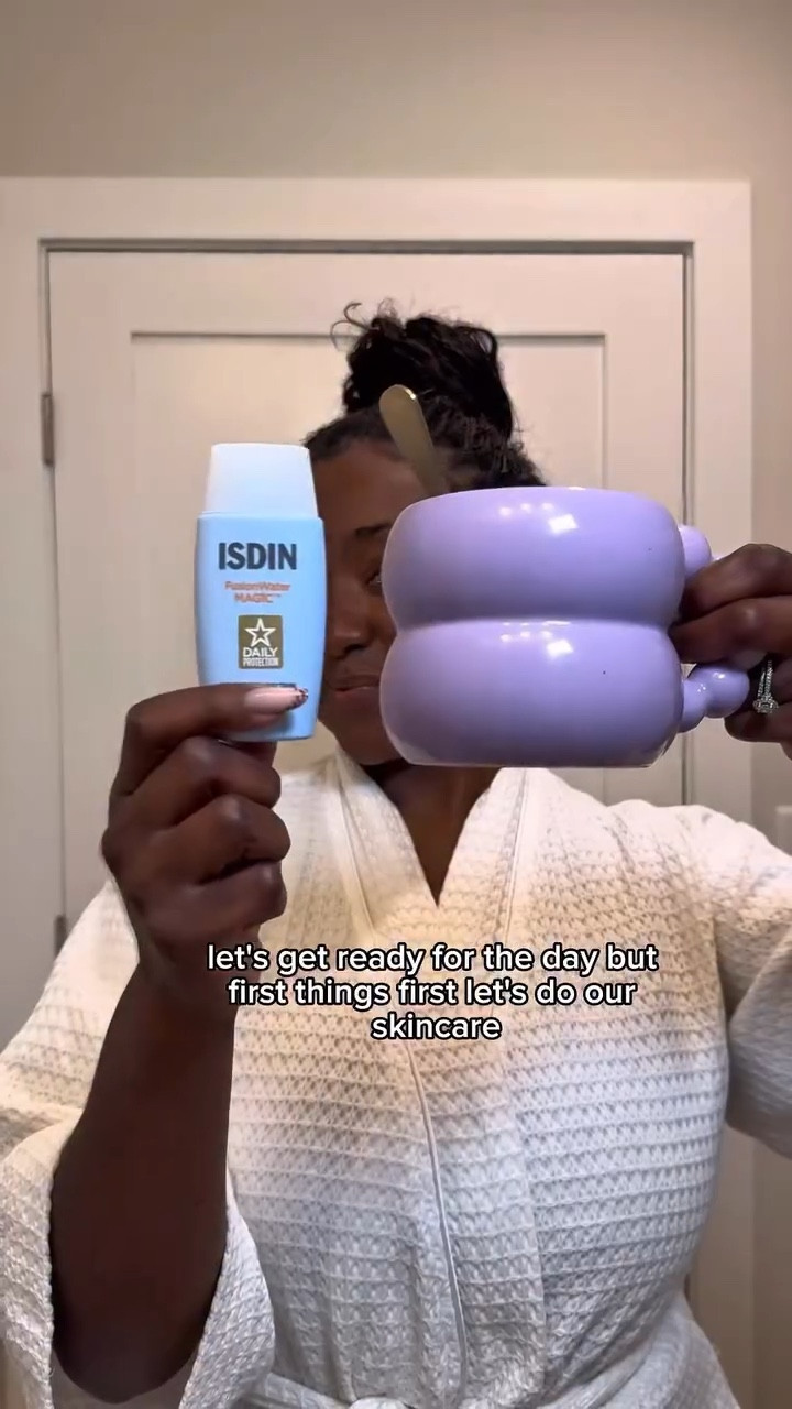 AD | I’ve learned it’s so important to protect our skin year-round — not just in the summer. I’ve been loving the @isdinusa Fusion Water Magic SPF — it gives my skin 12-hour hydration and 360° protection from the sun and other factors like pollution and blue light, without leaving any residue. It melts right in under makeup and gives me that healthy, hydrated glow all day.🤍

You can grab it during the Sephora Savings Event from 10/31–11/10 at @sephora @isdinusa #ISDINPartner