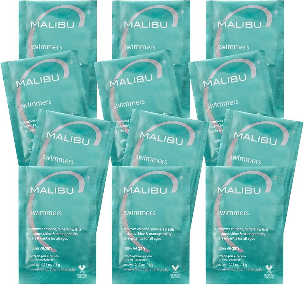 Malibu C Swimmers Wellness Hair Remedy - Prevents and Protects Hair Discoloration from Chlorine &... | Amazon (US)