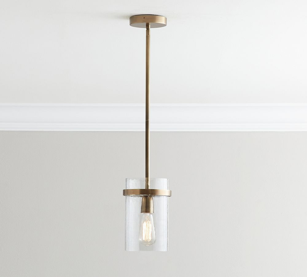 Laurel Glass Pendant (8") | Pottery Barn (US)