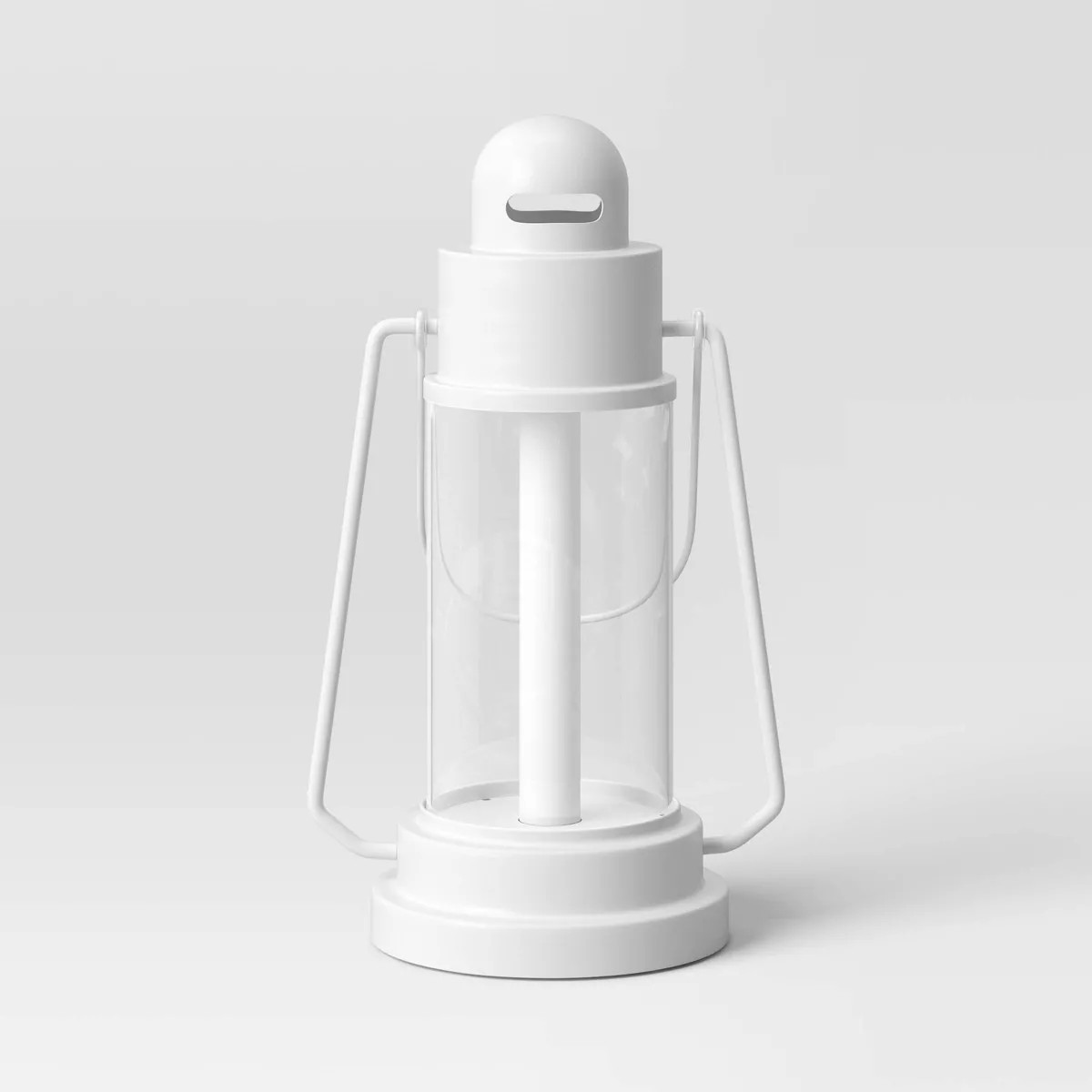 Metal Classic Battery LED Pillar Candle Outdoor Lantern White - Threshold™ | Target