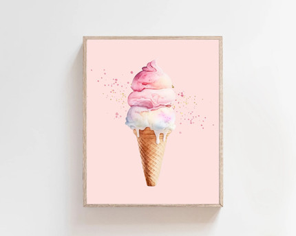 Ice Cream Wall Art