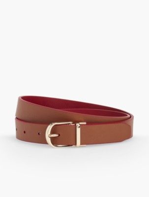Leather Reversible Belt - Colors | Talbots