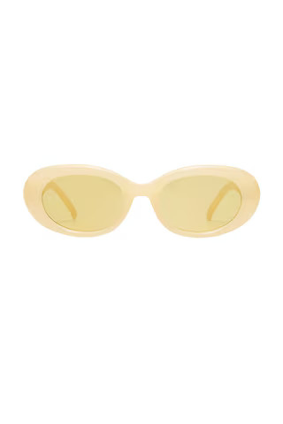 AIRE Epsilon Sunglasses in Chalk & Bisque Tint from Revolve.com | Revolve Clothing (Global)