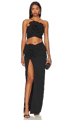 Lovers and Friends Artemis Gown in Black from Revolve.com | Revolve Clothing (Global)