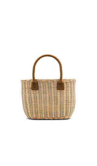 Hat Attack Wicker Small Basket Bag in Natural | Revolve Clothing (Global)