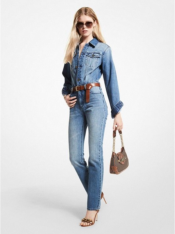 Denim Jumpsuit | Michael Kors US