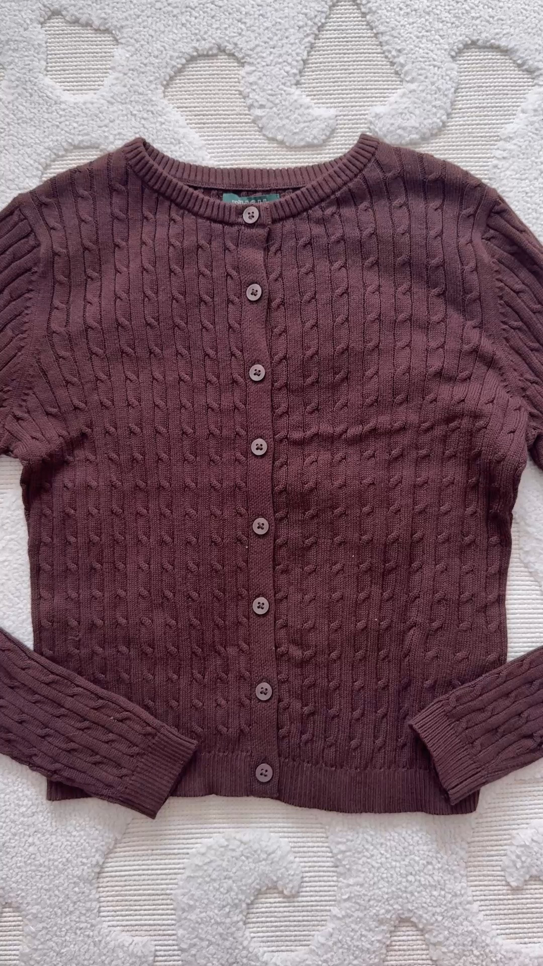 Favorite brown cable knit cardigan 

Size xxs fits me perfectly

#LTKPetite #LTKSaleAlert #LTKootd