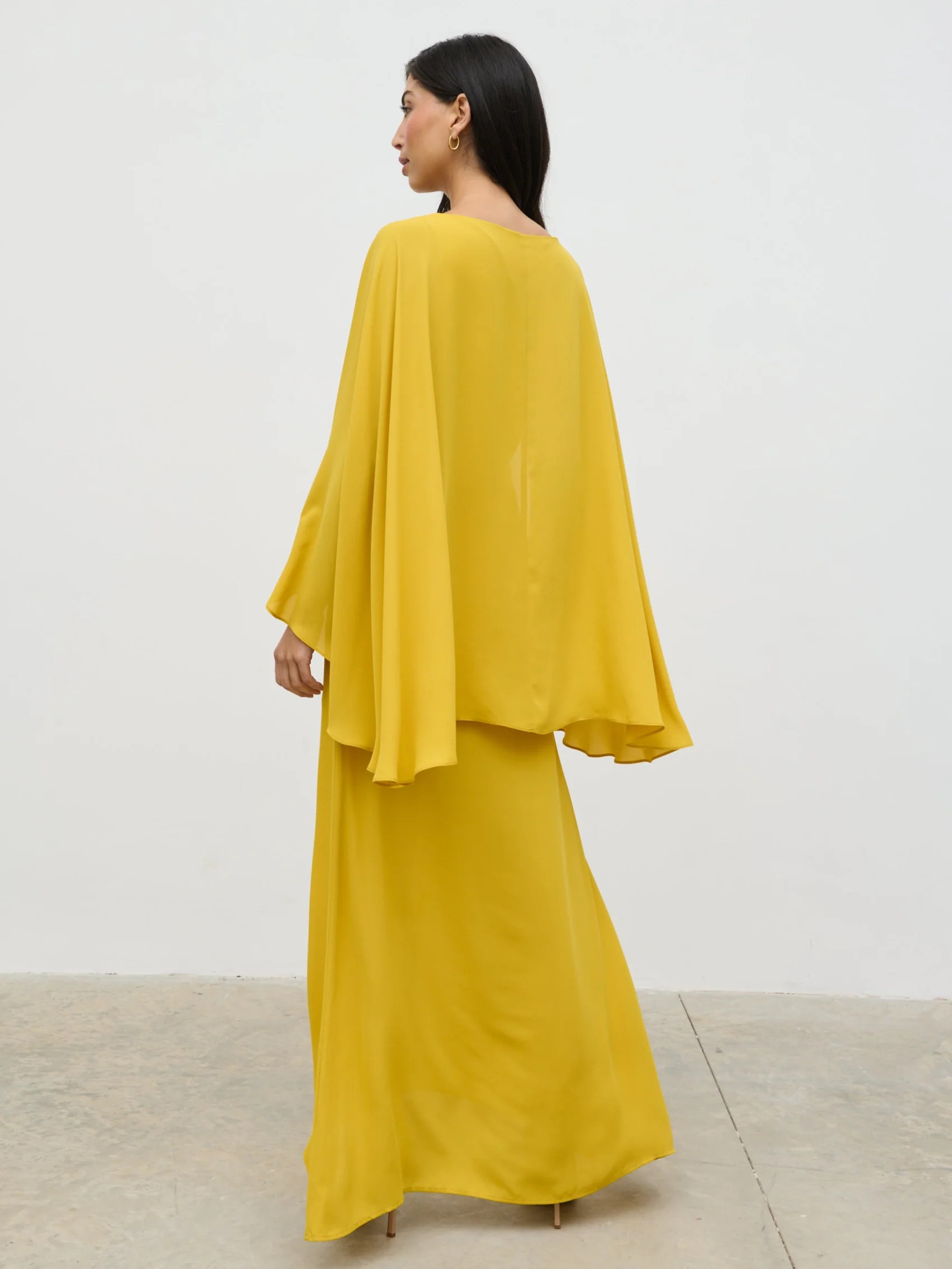Ellison Cape Knot Maxi Dress | Pretty Lavish (UK)