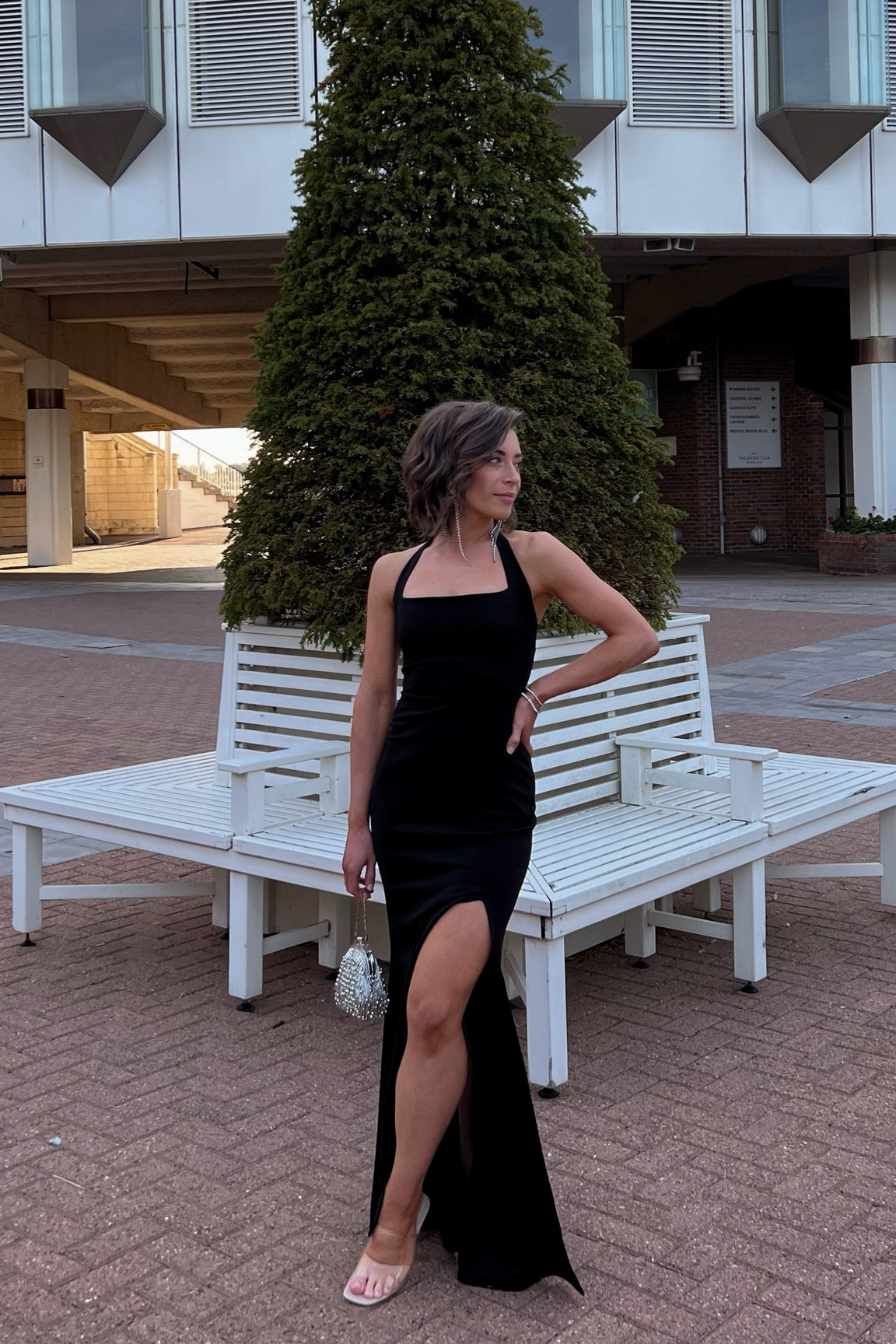 Black tie event. Black tie dress. Evening wear. Black halter dress. Classic gown. Evening gown. Classy. Classic. Chic. Minimalist. 

#LTKFindsUnder100 #LTKWedding
