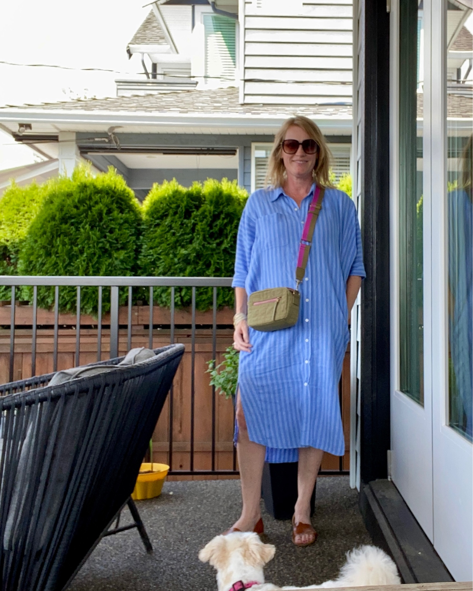 Head to toe in Target today! Universal Thread is my go-to! The dress feels like pyjamas! 
The blue is sold out online but there are other colors available. My shoes are old (from Target) but have linked similar ones in same brand.

#LTKunder100 #LTKSeasonal #LTKFind