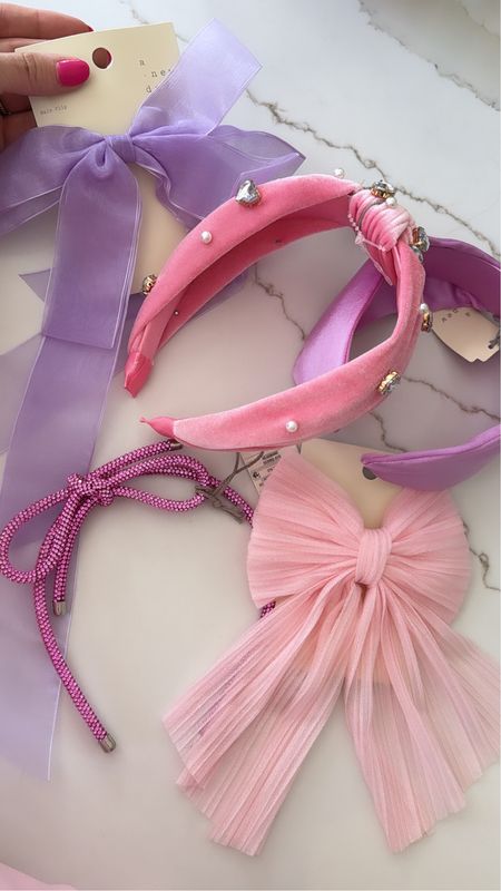The cutest hair bows and headbands. Look just like anthro but for much less! Perfect for Valentine’s Day and spring time 

#LTKMostLoved #LTKfindsunder50 #LTKfamily