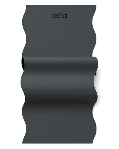 Bala Yoga Mat for Home Gym, 5mm (Charcoal) - Non Slip Exercise Mat for Home Workout, Stretching, Pilates, Aerobics & Floor & Fitness Work Out - Indoor Exercising Mat | Amazon (US)